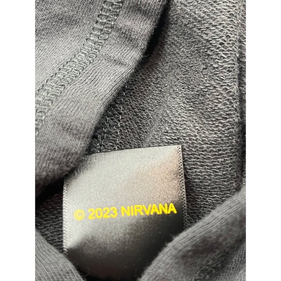 Nirvana Kids Black Size 7 2023 Sweatshirt Graphic Print - Picture 7 of 9